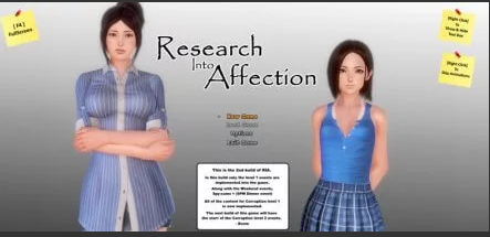 Download Research Into Affection 0.7.1.0 Game Walkthrough for PC